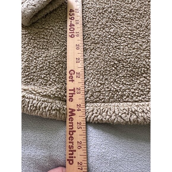 Patagonia Los Gatos Fleece Womens Medium 1/4 Zip Pullover Sherpa Fuzzy FLAW - Picture 5 of 9